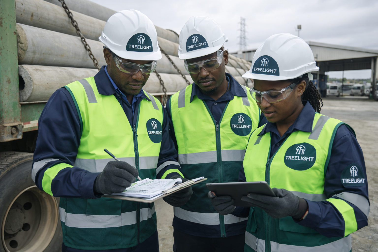 Industrial plant aerial